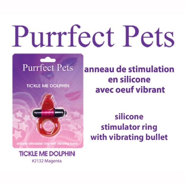 Image de PURRRFECT PETS TICKLE ME DOLPHIN MAGENTA