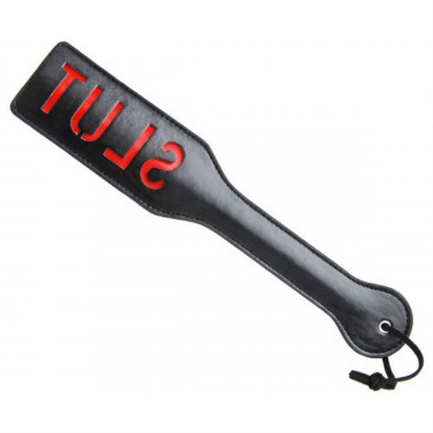Image de "SLUT" PADDLE 12" BLACK