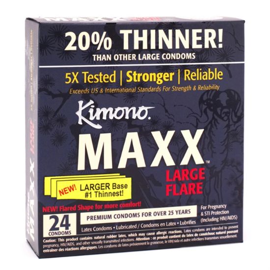 Image de KIMONO MAXX LARGE FLARE BOITE 24 UNITES