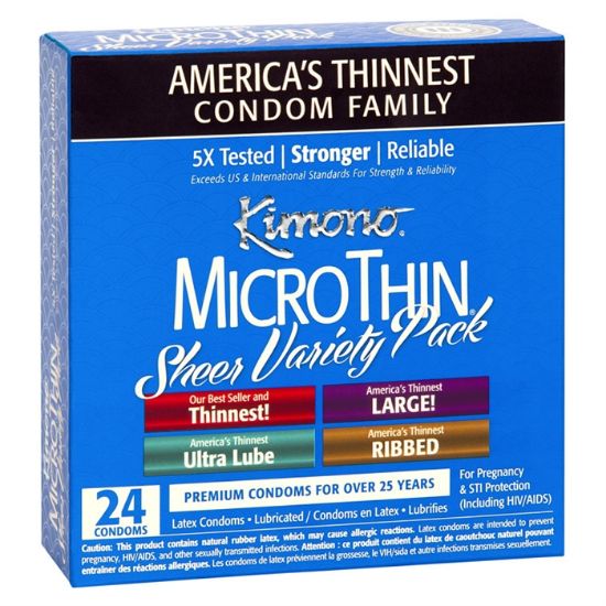Image de KIMONO MICROTHIN SHEER VARIETY PACK 24 UNITES