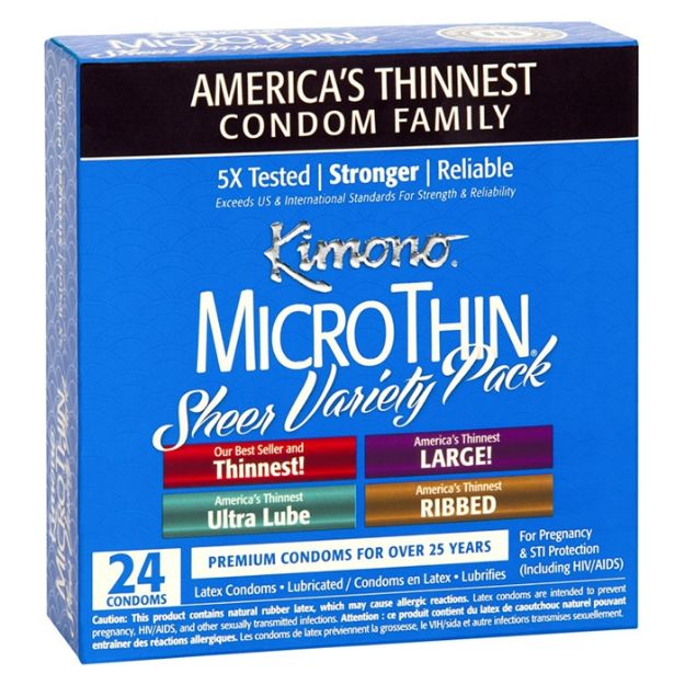 Image de KIMONO MICROTHIN SHEER VARIETY PACK 24 UNITES
