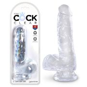 Image de King Cock Clear 6" Cock with Balls
