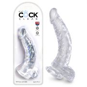 Image de King Cock Clear 7.5" Cock with Balls