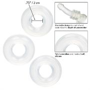 Image de Set of 3 Silicone Stacker Rings