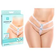 Image de Crotchless Secret Gem (XL-2XL) White