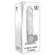 Image de CRYSTAL CLEAR 8" DILDO WITH BALLS