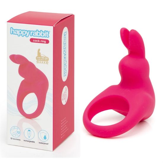Image de Happy Rabbit - Rechargeable Cock Ring Pink