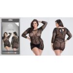 Image de FSOG - Captivate Lacy Mini Dress - Plus