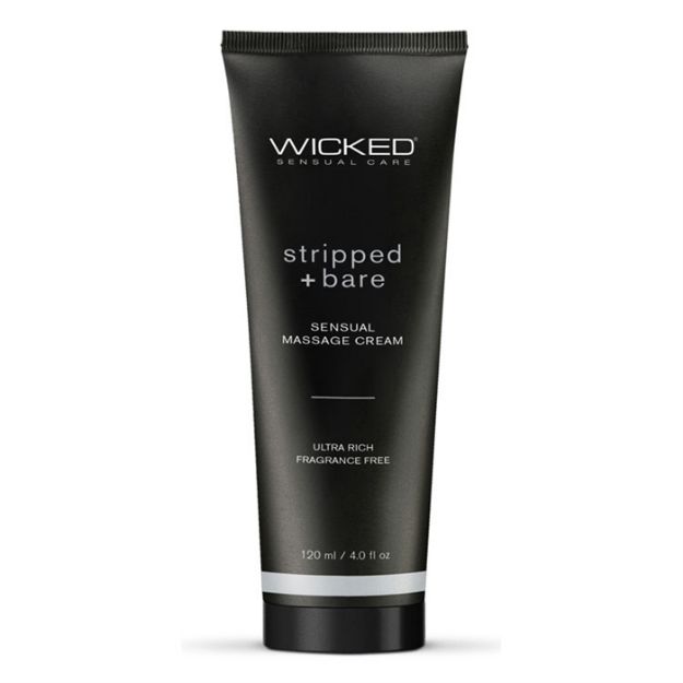 Image de Wicked Stripped+Bare Massage Cream 120 ml