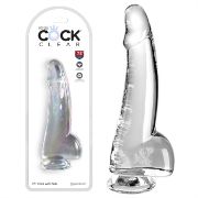 Image de King Cock Clear 7.5" With Balls - Clear