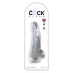 Image de King Cock Clear 7.5" With Balls - Clear