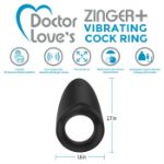 Image de DL - Zinger+ Cock Ring - Rechargeable - Black