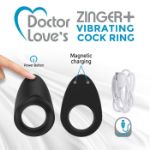 Image de DL - Zinger+ Cock Ring - Rechargeable - Black