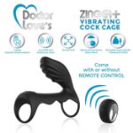 Image de DL - Zinger+ Cock Cage - Remote Rechargeable Black